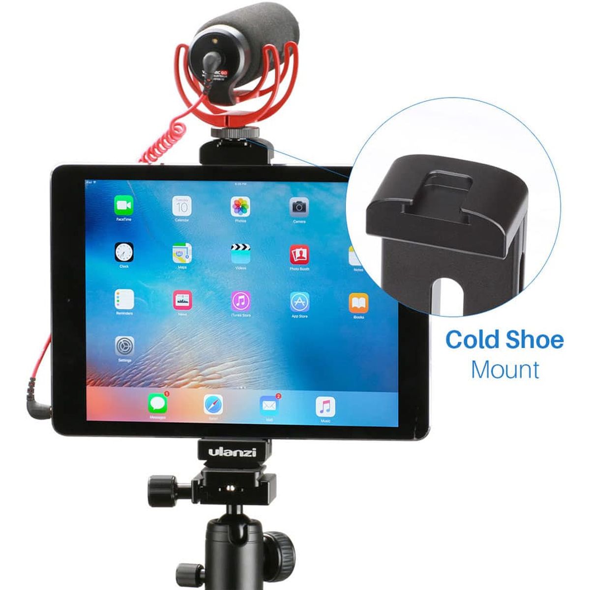 Ulanzi U-Pad Pro Tablet Holder Metal w/ Cold Shoe-mount