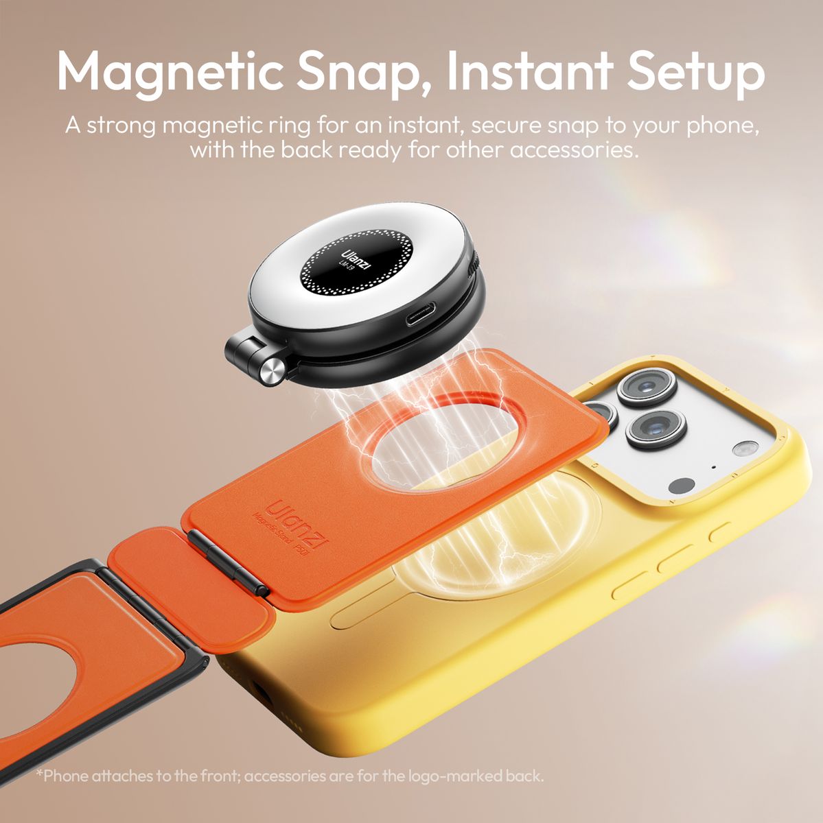 Ulanzi PS01 Magsnap Phone Stand - Orange - image 5 of 5