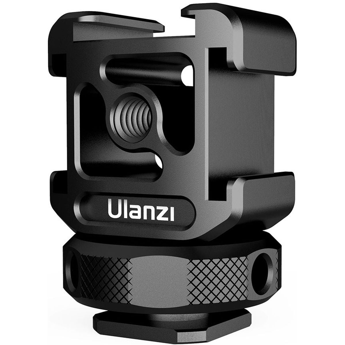 Ulanzi PT-12 Triple Cold Shoe Mount w/ 1/4" Screw Hole.
