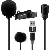 SAIREN S-Lav L2 Lavalier Microphone w/ USB-C / USB Connection