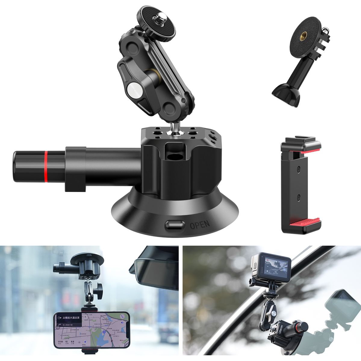 Ulanzi SC-01 Strong Suction Cup 3 inch Suction Cup Up To 1kg