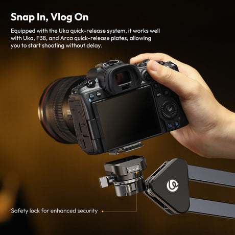 Ulanzi TH04 Overhead Camera Mount w/ Tafelklem - Black - image 4 of 5