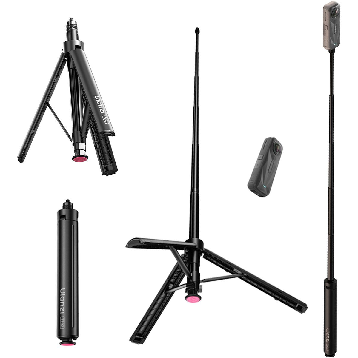 Ulanzi TT92 Auto-Open 1/4 Selfiestick Tripod