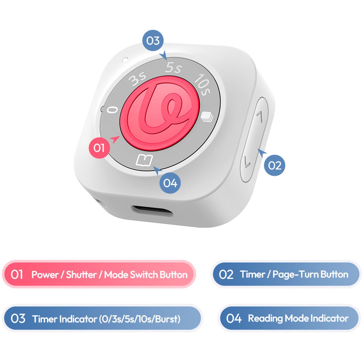 Ulanzi UT01 U-Timer Interval Remote w/ Timer + Tiktok Remot - image 2 of 2