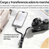 Ulanzi YF01 Camera & Smartphone Strap w/ USB-Cable - Orange - image 4 of 5