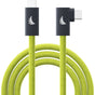 Angelbird USB-C 3.2 Solid Flex Tether Cable Right-Angle Lime 4.5 M / 14.8 FT
