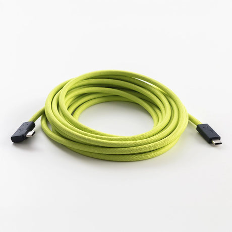 Angelbird USB-C 3.2 Solid Flex Tether Cable Right-Angle Lime 4.5 M / 14.8 FT - image 2 of 2