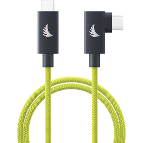 Angelbird USB-C 4.0 Solid Flex Cable Right-Angle Lime 2 M / 6.6 FT