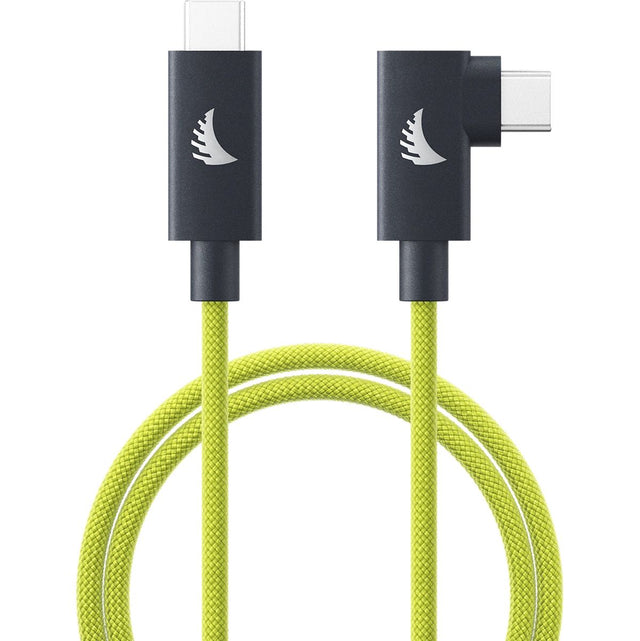 Angelbird USB-C 4.0 Solid Flex Cable Right-Angle Lime 2 M / 6.6 FT