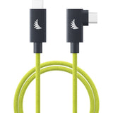 Angelbird USB-C 4.0 Solid Flex Cable Right-Angle Lime 32 cm / 1 FT