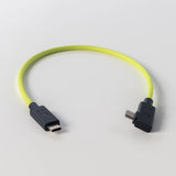 Angelbird USB-C 4.0 Solid Flex Cable Right-Angle Lime 32 cm / 1 FT - image 2 of 3