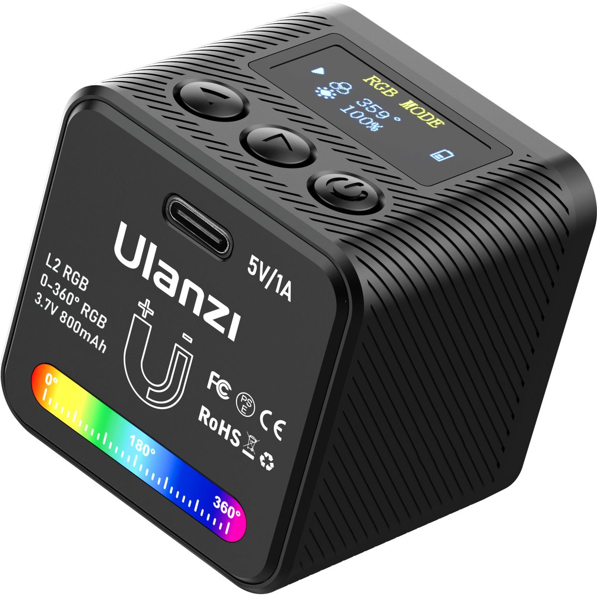 Ulanzi L2 RGB Videolamp w/ Accessories - image 2 of 5