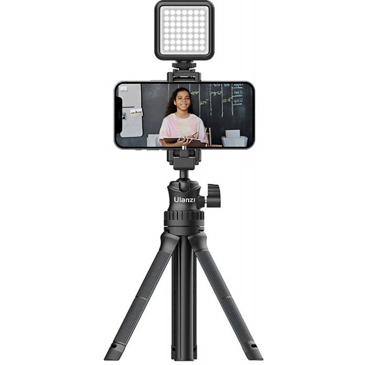 Ulanzi MT-34 Selfie Stick Tripod w/ Built-In Phone Holder - image 4 of 5