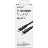 Celly C To C Cable 100W 2 Meter Black - image 2 of 2