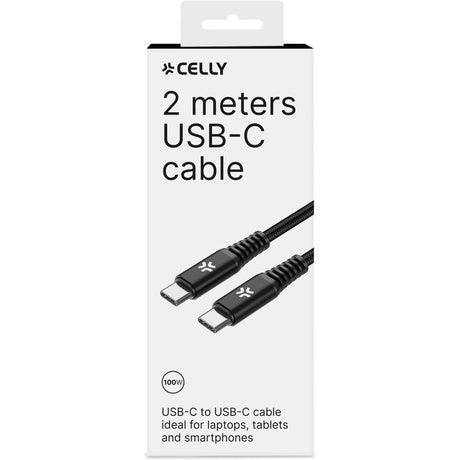 Celly C To C Cable 100W 2 Meter Black - image 2 of 2
