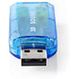 Nedis Geluidskaart 5.1 USB 2.0 MicrofoonConnection 1X 3.5mm Headset-Connection