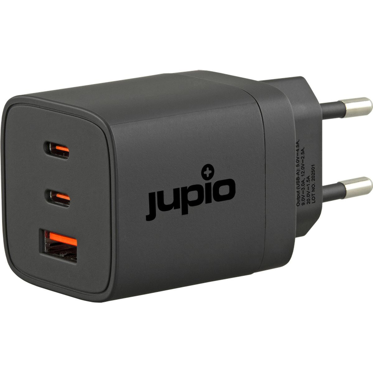 Jupio Triple USB (2C1A) Gan Charger 65W