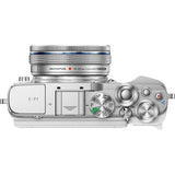 Olympus E-P7 White + EZ-M14-42EZ Silver - image 3 of 3