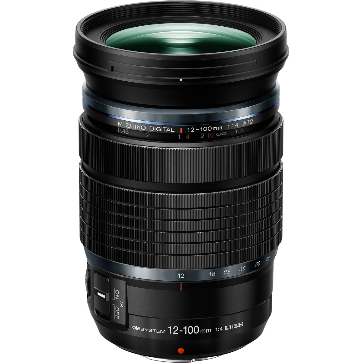 OM SYSTEM M.Zuiko Digital ED 12-100mm f/4.0 IS Pro w/ Lens Hood & Lens Case