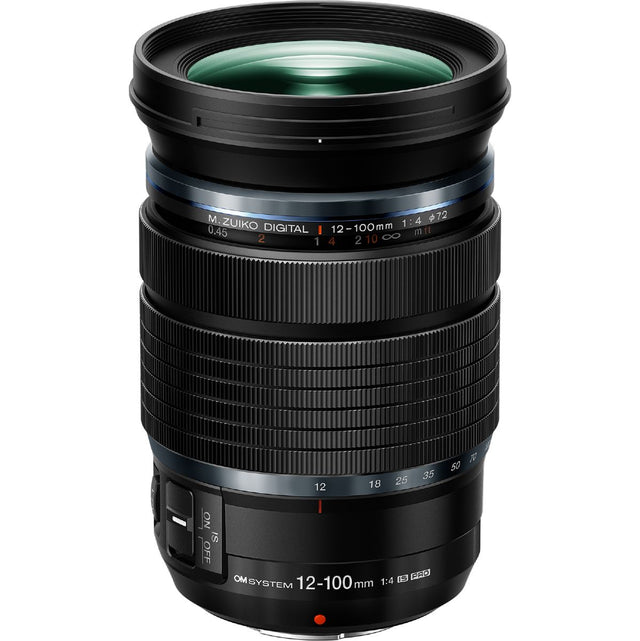 OM SYSTEM M.Zuiko Digital ED 12-100mm f/4.0 IS Pro w/ Lens Hood & Lens Case
