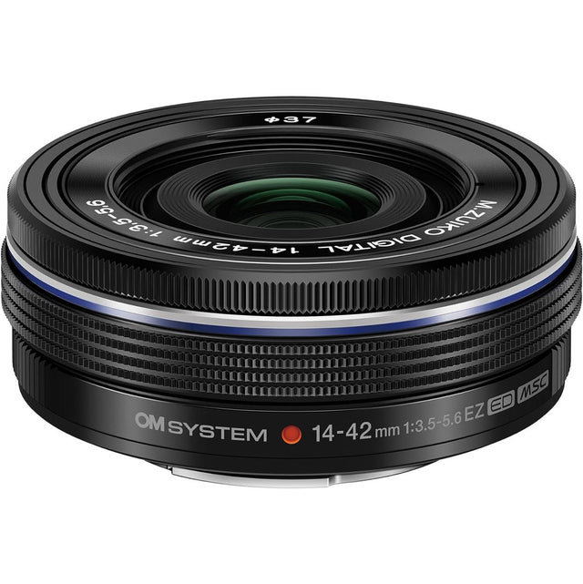 OM SYSTEM M.Zuiko Digital ED 14-42mm f/3.5-5.6 EZ (Pancake Zoom) Black