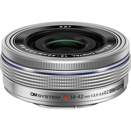 OM SYSTEM M.Zuiko Digital ED 14-42mm f/3.5-5.6 EZ (Pancake Zoom) Silver
