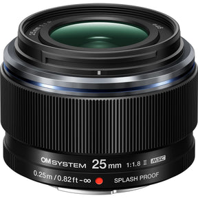 OM SYSTEM M.Zuiko Digital ED 25mm f/1.8 II Black
