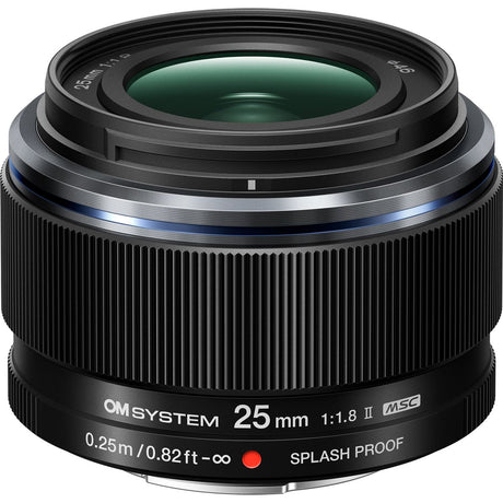 OM SYSTEM M.Zuiko Digital ED 25mm f/1.8 II Black