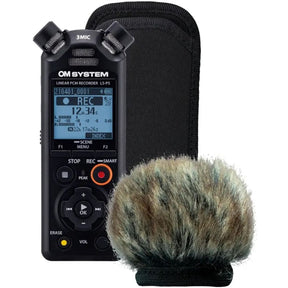 OM SYSTEM LS-P5 Wind Protection Kit w/ Windshield & Softcase