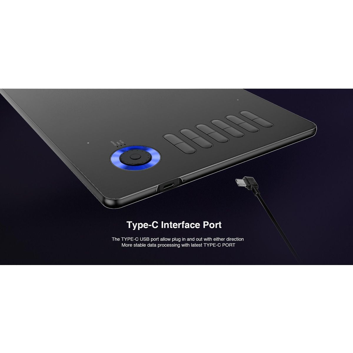 Veikk A15 Graphics Tablet - Grey - image 4 of 5
