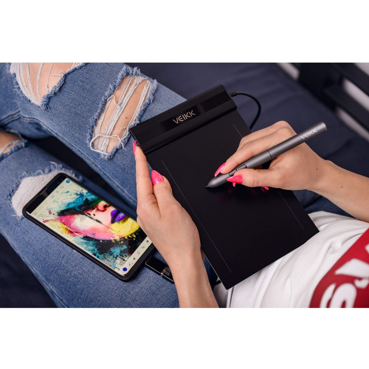 Veikk USB-A - Micro USB OTG Adapter For Graphic Tablets - image 4 of 4
