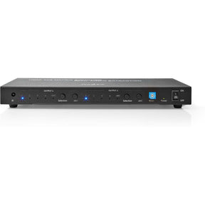 Nedis HDMI Matrix-Switch 2x4-Port 4X HDMI Input Anthracite