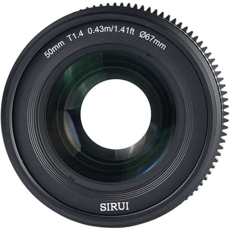 Sirui Vision Prime 1 Series 50mm T1.4 FullFrame Cine Lens (Native E Mount Black) - image 2 of 4