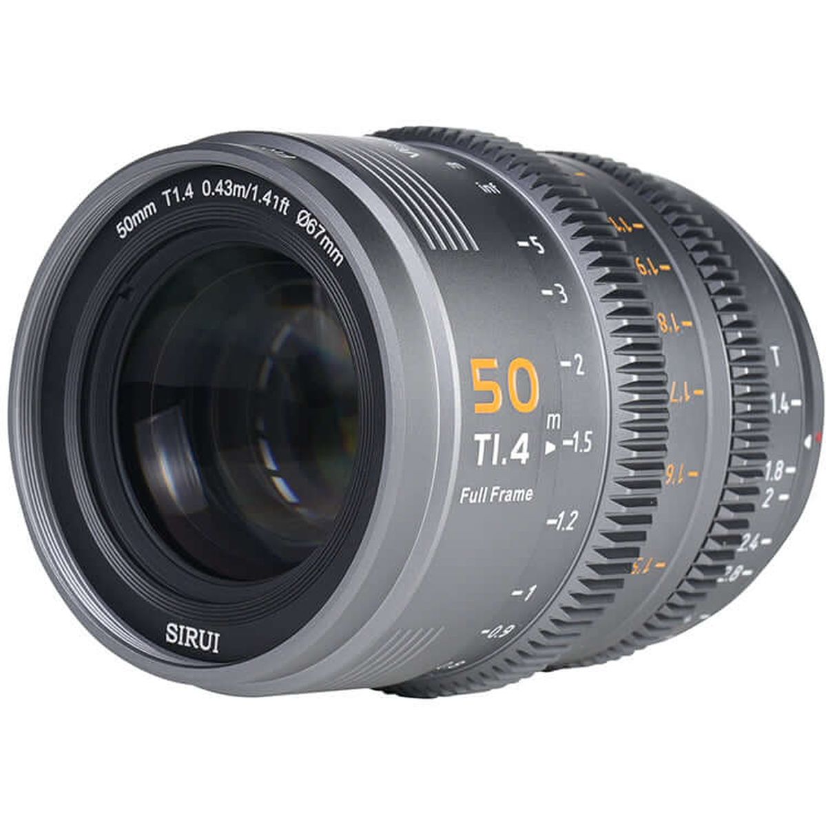 Sirui Vision Prime 1 Series 50mm T1.4 FullFrame Cine Lens (Metal Grey) - image 3 of 4