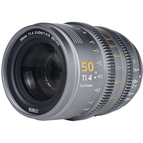 Sirui Vision Prime 1 Series 50mm T1.4 FullFrame Cine Lens (Metal Grey) - image 3 of 4