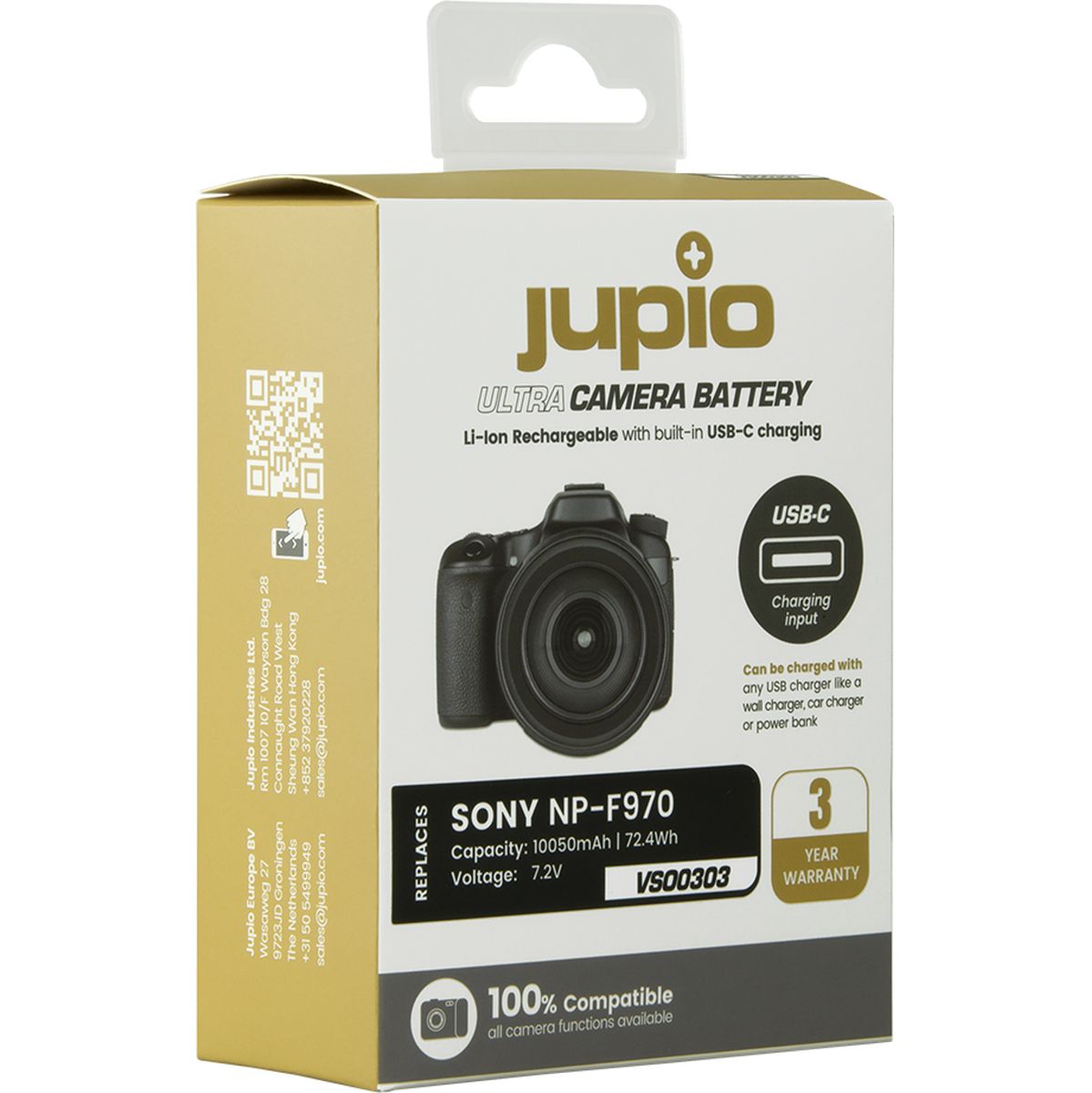 Jupio NP-F970 Ultra C (USB-C 20W PD Input/Output) 10050mAh - image 2 of 2