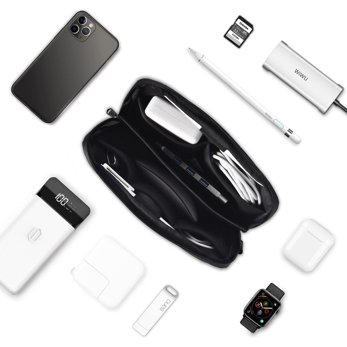 WiWU Alpha Tech Pouch Black