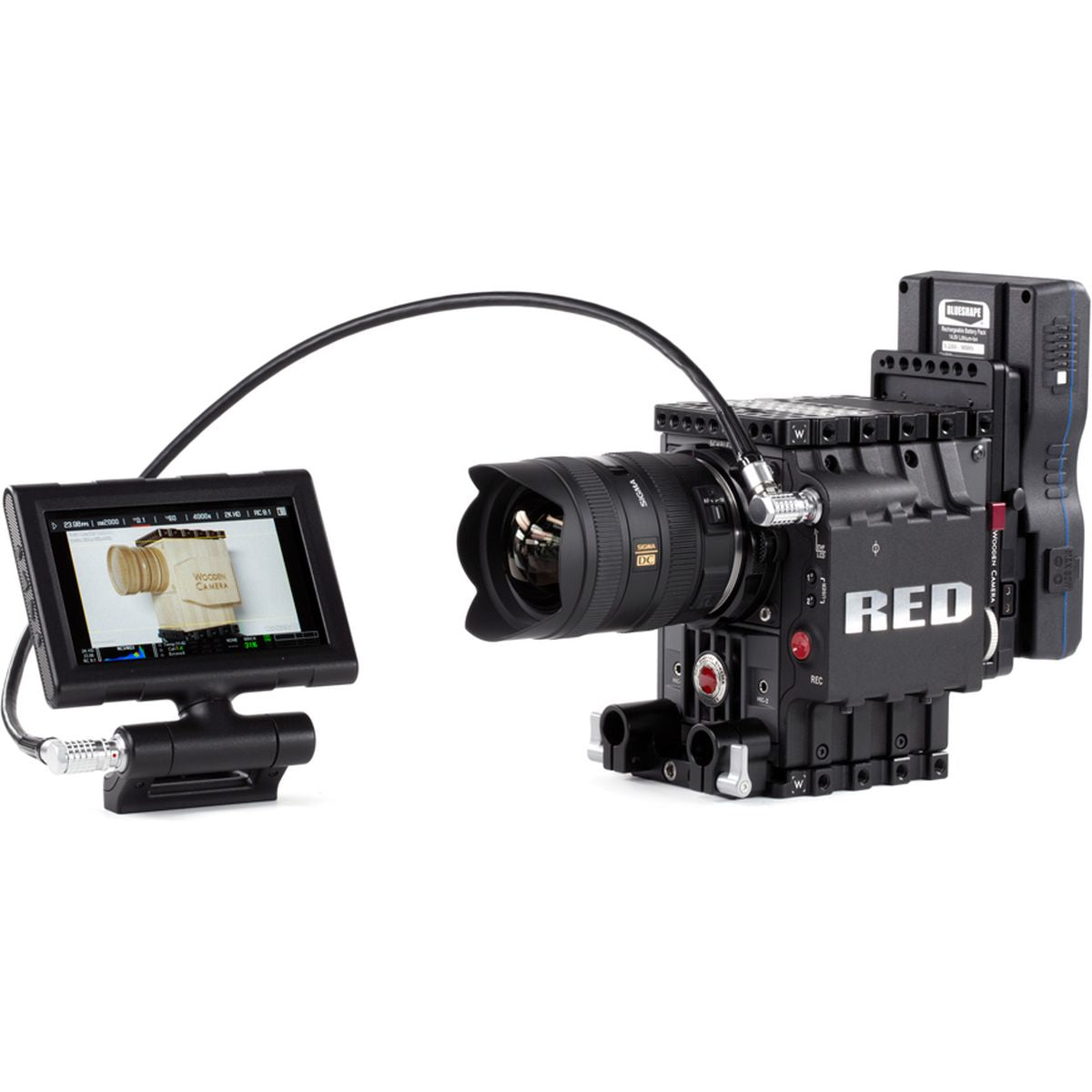 Wooden Camera Alterna Cables - LCD/EVF Cable (Red R/R 24) - image 2 of 2