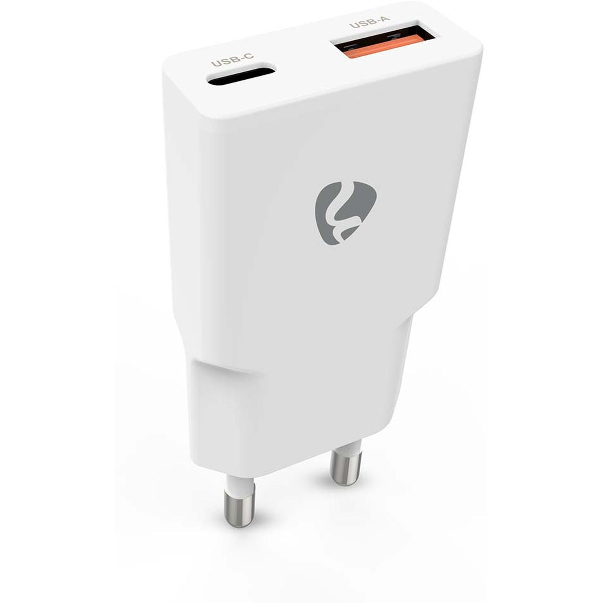 Nedis Charger | 30 W | Gan | PD3.0 30W | Outputs 2 | USB-A / USB-C | White