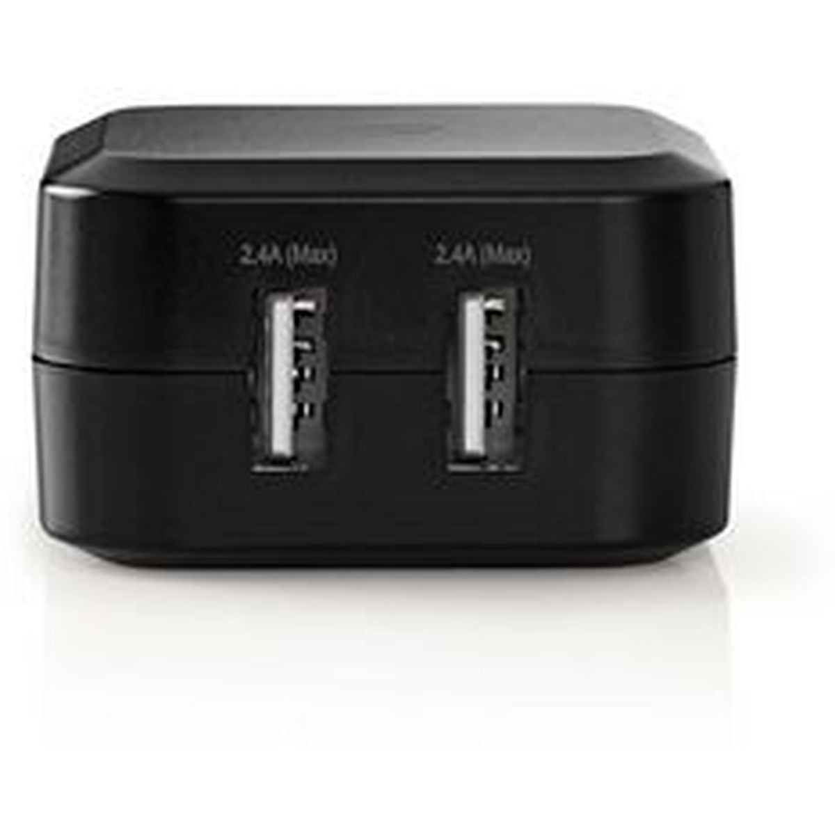 Nedis Wandoplader 4.8 A 2 Outp USB-A BK - image 2 of 2