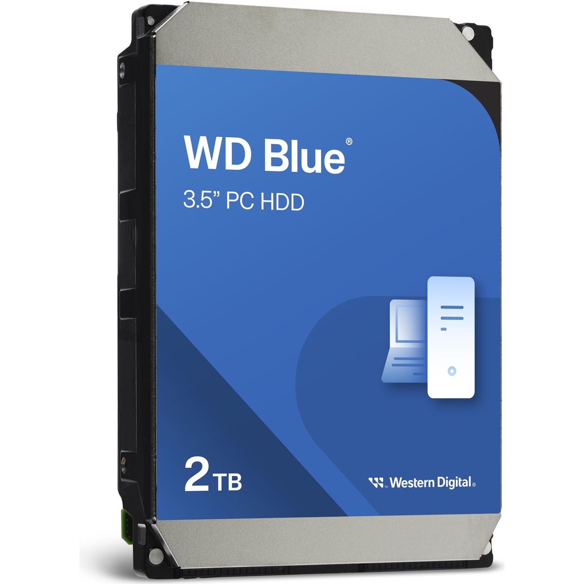 Western Digital 2TB Blue 64MB 3.5IN SATA 6GB/s 5400RPM - image 2 of 3