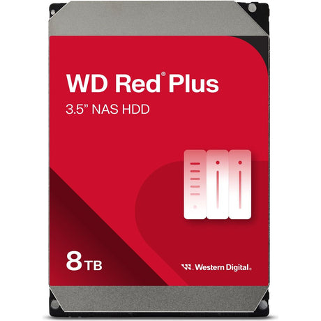 Western Digital 8TB Red Plus 256MB CMR 3.5IN SATA 6GB/s