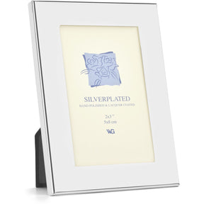 Weisz Frame Silver Plated Smooth Flat 5x8cm