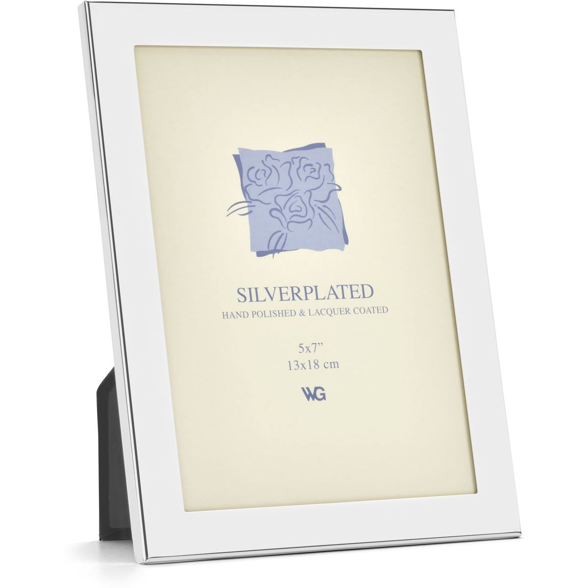 Weisz Frame Silver Plated Smooth Flat 13x18cm