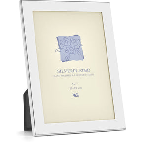 Weisz Frame Silver Plated Smooth Flat 13x18cm