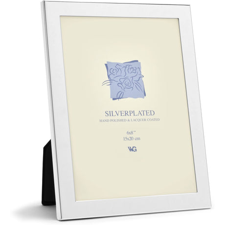 Weisz Frame Silver Plated Smooth Flat 15x20cm
