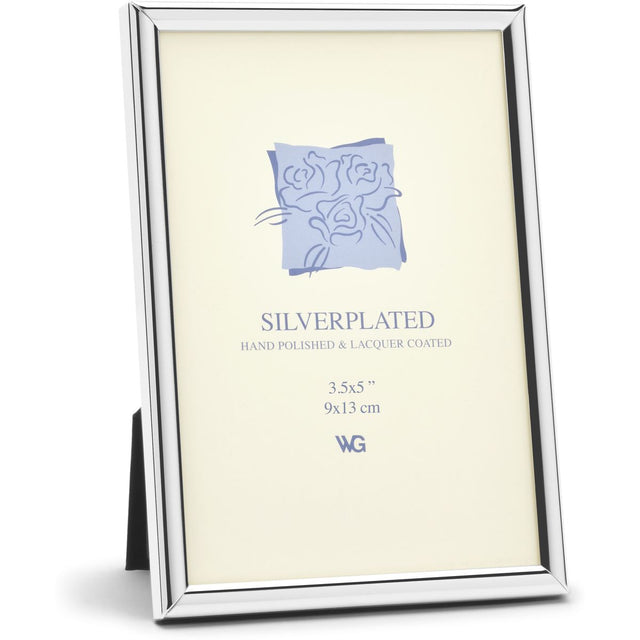 Weisz Frame Silver Plated Half Round 9x13cm