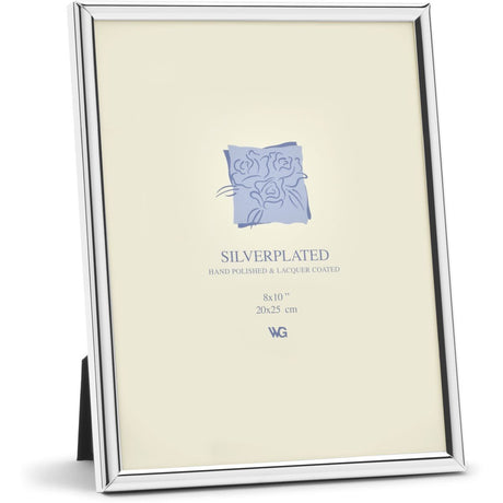 Weisz Photo Frame Silver Plated Half Round 20x25 cm