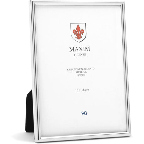 Maxim Frame Silver 925 Narrow Half Round 13x18cm
