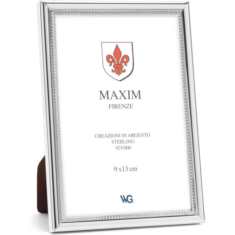 Maxim Frame Silver 925 Narrow Pearl 9x13cm